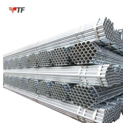 Round Section Metal Carbon DN15 Galvanized Steel Tube