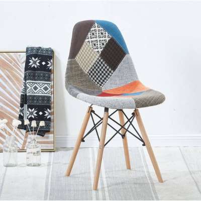 Wooden Legs  Fabric Leisure Chair