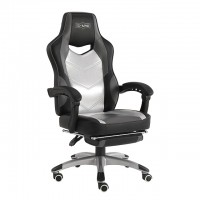 Modern Swivel High Quality PC Game Chair with Foldable footrest SDX135  (BB, BG, BR)